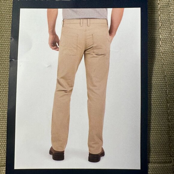Weatherproof Vintage Trevorland Flex Utility Pant Size 34X32 Tan Relaxed Fit NEW - Picture 11 of 13